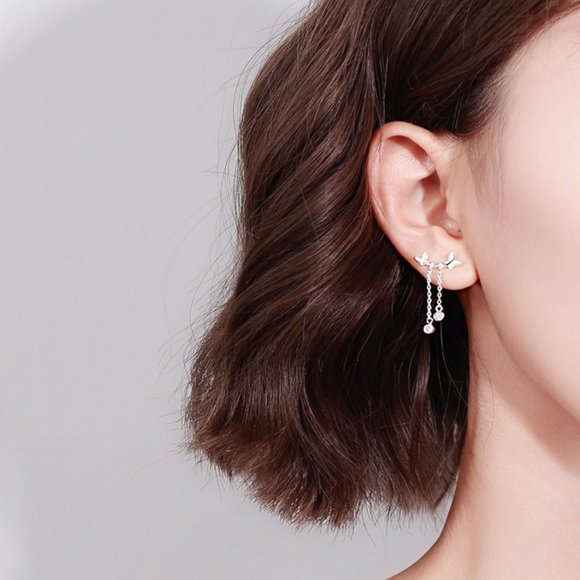 COPY - NEW 925 Sterling Silver Diamond Butterfly … - Picture 2 of 3